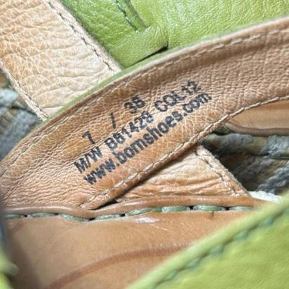 Born green leather platform sandals - Picture 6 of 6